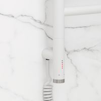 Полотенцесушитель электрический Сунержа Галант 3.1 800х500 МЭМ левый Матовый белый 30-6000-8050 — фото 2, Электрические полотенцесушители