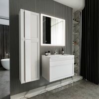 Товар: Комплект мебели для ванной Бриклаер БЕРЛИН 80BB, белый - фото 5 Комплект мебели для ванной Бриклаер БЕРЛИН 80BB, белый — фото 5, Комплекты мебели для ванной