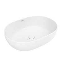 Раковина чаша Terminus Прато 03RN60x41x14W, белый — фото 1, Раковины накладные