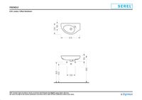 Товар: FRIENDLY Раковина угловая 570x320x165 6741 - фото 3 FRIENDLY Раковина угловая 570x320x165 6741 — фото 3, Раковины подвесные