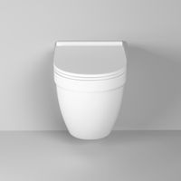 Унитаз подвесной Grossman (520х360х410) безободковый,белый с тонкой крышкой,микролифт,1 место арт-GR-4483S — фото 2, Подвесные унитазы