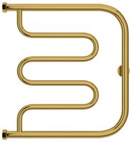 Полотенцесушитель водяной Сунержа Лира+ 500х500 Золото арт-03-4011-5050 — фото 1, Водяные полотенцесушители