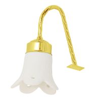 EDERA Светильник для зеркала, керамика/золото 16950 — фото 1, Светильники в ванную