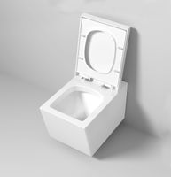 Унитаз подвесной Grossman Cristal (540х355х360) безободковый,белый с толстой крышкой,микролифт,1 место арт-GR-4495 — фото 3, Подвесные унитазы