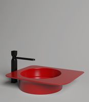 Раковина накладная NINFEA 02 
покраска по RAL полностью 110521MF — фото 7, Раковины