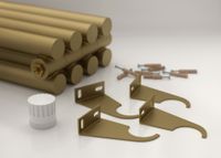 Отопительный радиатор Сунержа Эстет-11 EU50 500х360 8 секций Матовое золото арт-032-0312-5008 — фото 3, Радиаторы отопления