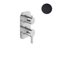 Смеситель для душа встраиваемый Webert Coral CO860101560, черный — фото 1, Смеситель для душа