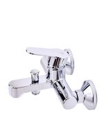 OneLife Душевая система с полимерным смесителем для ванны, хром арт-P07-844cr — фото 5, Душевые стойки