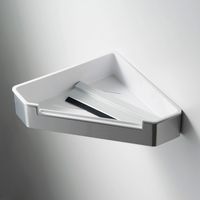 AQ4976CR угловая полка для душа со стеклоочистителем — фото 1, Полки для ванной и душа