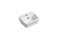 Раковина SIMAS EVOLUTION подвесная с одним отверстием цвет белый EVO13 — фото 3, Раковины подвесные