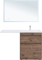 Товар: Тумба с раковиной Aquanet Токио 130 R напольная 2 ящика, цв. дуб веллингтон 00335590 - фото 10 Тумба с раковиной Aquanet Токио 130 R напольная 2 ящика, цв. дуб веллингтон 00335590 — фото 10, Тумбы с раковиной