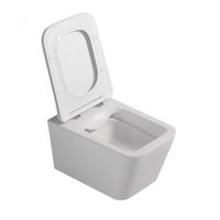 Комплект подвесной унитаз ABBER Rechteck AC1201 белый с инсталляцией AC0105 и кнопкой AC0120NG никель AC1201-AC0105-AC0120NG — фото 4, Комплекты унитаз + инсталляция