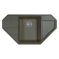 Мойка "Крона" 910, черный СМс арт-29.040.D0910.407 — фото 1, Кухонные мойки