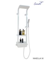 Товар: Панель MAIELLA W душевая из нержавеющей стали Cerutti SPA CT8984, цвет белый - фото 1 Панель MAIELLA W душевая из нержавеющей стали Cerutti SPA CT8984, цвет белый — фото 1, Душевые панели