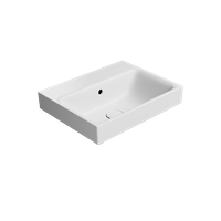 Товар: раковина подвесная/встраиваемая NUBES 50x40 без отверстия под смеситель белый матовый арт-9682009 - фото 2 раковина подвесная/встраиваемая NUBES 50x40 без отверстия под смеситель белый матовый арт-9682009 — фото 2, Раковины подвесные