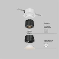 Товар: Встраиваемый светильник Technical DL057-7W3K-W - фото 2 Встраиваемый светильник Technical DL057-7W3K-W — фото 2, Точечные светильники