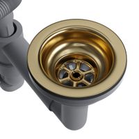 Товар: Кухонная мойка Reflexion Iseo RX2250GD брашированное золото - фото 416 Кухонная мойка Reflexion Iseo RX2250GD брашированное золото — фото 416, Кухонные мойки