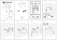 Смеситель для ванны с душем Aquanet Blanco AF420-20W — фото 2, Смеситель для ванны