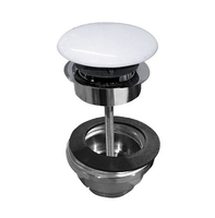 Донный клапан Scarabeo цвет белый арт-10010/C CR WHITE — фото 1, Донные клапаны