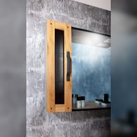 Комплект мебели для ванной Бриклаер ЛОФТ 100L, метрополитен грей — фото 8, Комплекты мебели для ванной