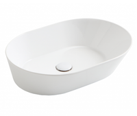 Раковина SIMAS WAVE накладная без отверстий цвет белый WA02 — фото 1, Раковины накладные