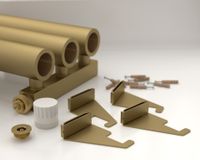 Отопительный радиатор Сунержа Кумир-0 EU50 правый 500х190 3 секции Матовое золото арт-032-0351-5003 — фото 3, Радиаторы отопления