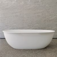 Ванна из искусственного камня ABBER Stein AS9631 белая матовая — фото 11, Ванны из искусственного камня