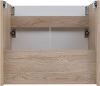 Тумба под раковину Aquanet Оптима 60 дуб светлый/белый сатин арт-00344799 — фото 10, Тумбы под раковину