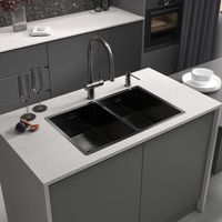 Смеситель Reflexion Lago RX9902GD для кухни с гибким изливом и подключением к фильтру, брашированное золото — фото 55, Смесители для кухни