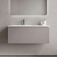 Тумба подвесная SANCOS Snob R 1.0 995х445х406, c одним ящиком оснащенным доводчиками, Doha Soft , арт. арт-SNR1.0100LSM — фото 1, Тумбы под раковину