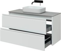 Тумба под раковину Allen Brau Fantasy 120 1.11005.WM белый матовый — фото 2, Тумбы под раковину