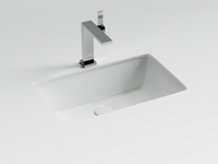 Раковина встраиваемая снизу Ceramicanova Era 525x345x175мм, c отверстием слива - перелива белый, арт. арт-CN15004 — фото 2, Раковины встраиваемые снизу