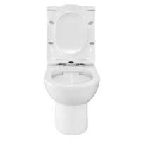 Унитаз-компакт AZARIO Ambra 645x370x815 напольный, безободковый, в комплекте сиденьем микролифт арт-AZ-848 — фото 5, Напольные унитазы