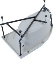 Акриловая ванна Aquanet Mia 140x80 R (с каркасом) 00246887 — фото 12, Акриловые ванны