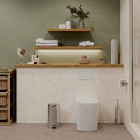 Унитаз приставной IBERICA BLANCA TOLEDO ALTO Tornado белый (IB.TLA.334.1B1) — фото 7, Приставные унитазы