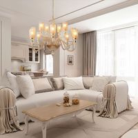 Люстра арт-SILVESTRO SP12 AMBER — фото 6, Люстры