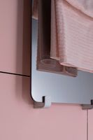 Полотенцесушитель электрический Allen Brau Infinity 60x44 с рейлингом и креплением, серебро браш 00288916 — фото 6, Электрические полотенцесушители