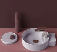 Мыльница Artceram Cartesio накладная цвет голубой арт-CAC002 32 00 — фото 1, Мыльницы