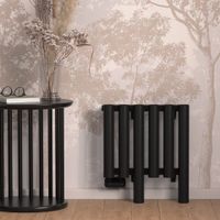 Отопительный радиатор Сунержа Кумир-0 EU50 левый 300х680 10 секций Матовый чёрный арт-31-0350-3010 — фото 4, Радиаторы отопления