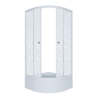 ДО Мозаика 100*100 В (3 места+сифон D50) арт-Щ0000061785 — фото 1, Душевые уголки четверть круга