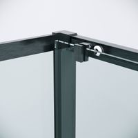 Боковая стенка Grossman Cosmo (100х195) графит сатин,стекло прозрачное, 1 место арт-200.K33.02.100.42.00 — фото 7, Боковые стенки