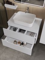 Товар: Orange Line Li-80TuwMDF+B05-500W тумба с раковиной подвесная 80 см, белый Li-80TuwMDF+B05-500W - фото 4 Orange Line Li-80TuwMDF+B05-500W тумба с раковиной подвесная 80 см, белый Li-80TuwMDF+B05-500W — фото 4, Тумбы с раковиной