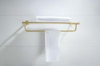 Товар: AQ4115BG ЕВРОПА полка для полотенец, шлиф. золото - фото 5 AQ4115BG ЕВРОПА полка для полотенец, шлиф. золото — фото 5, Полки для полотенец