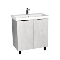 Тумба под раковину VIANT БЕРЛИН 80 напольная цемент арт-VBER80MDC-T2ST — фото 7, Тумбы под раковину