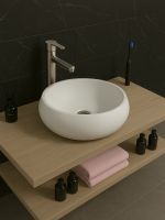 BOND Smart Смеситель однорычажный высокий без донного клапана для накладной раковины арт-B63-2700 — фото 12, Смесители для раковины