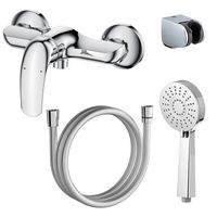 Смеситель для душа AZARIO TAVIRA с ручным душем, керамический картридж, хром арт-AZ-WKE33361C — фото 6, Смеситель для душа