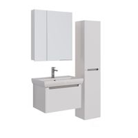 Товар: Тумба Lemark BUNO MINI 70 см под 1 раковину, подвесная, 1 ящик, цвет планки: Серый, цвет корпуса, фа арт-LM05BM70T - фото 5 Тумба Lemark BUNO MINI 70 см под 1 раковину, подвесная, 1 ящик, цвет планки: Серый, цвет корпуса, фа арт-LM05BM70T — фото 5, Тумбы под раковину