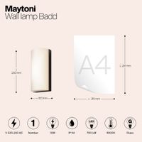 Настенный светильник (бра) Outdoor O454WL-L10GF3K1 — фото 2, Уличное освещение