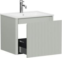 Тумба под раковину Allen Brau Gravity 60 1.370016.PWM папирус матовый — фото 4, Тумбы под раковину