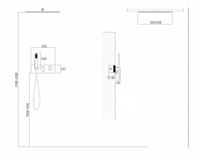 Душевая система ABBER Daheim скрытого монтажа без излива, термостат, белая матовая арт-AF8255W — фото 3, Встраиваемые душевые комплекты